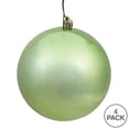 thumbnail image 3 of Vickerman 6" Celadon Shiny Ball Ornament, 4 per Bag, 3 of 5
