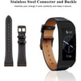 thumbnail image 3 of XIHAMA Leather Band Compatible for Fitbit Charge 3/ Charge 4, Replacement Genuine Leather Bands for Women Men, 3 of 6