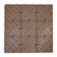thumbnail image 5 of 36-Pack Plastic Interlocking Deck Tiles, 12"x12" Patio Deck Tiles, Non-Slip (Coffee), 5 of 12
