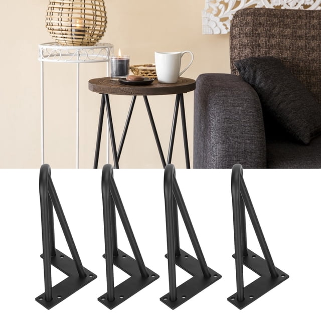 Pierna de Muebles, Múltiples Usos de la Pierna de Mesa, 4pcs Patas de Café Clásicas A PrueBa de Óxido, Para Mesas de Café Modernas