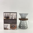 thumbnail image 5 of Fjbottle Coffee pots,34 Oz Pour Over Coffee Maker, High-Heat Borosilicate Glass with Reusable Stainless Steel Filter and Cork Grip, 5 of 9
