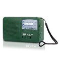thumbnail image 2 of Radio de Emergencia con Solar y Manivela Autoalimentado, Batería Recarga USB FM/AM Radio Linterna LED Cargador de teléfono celular (Verde), 2 of 2