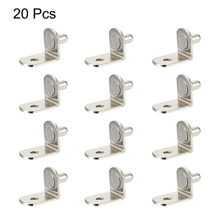 POWERTEC 5mm Shelf Pins, 50PK L-Shaped Bracket Style, Cabinet Shelf Pegs, Shelf  Peg 5 mm, Nickel (QP1302) 