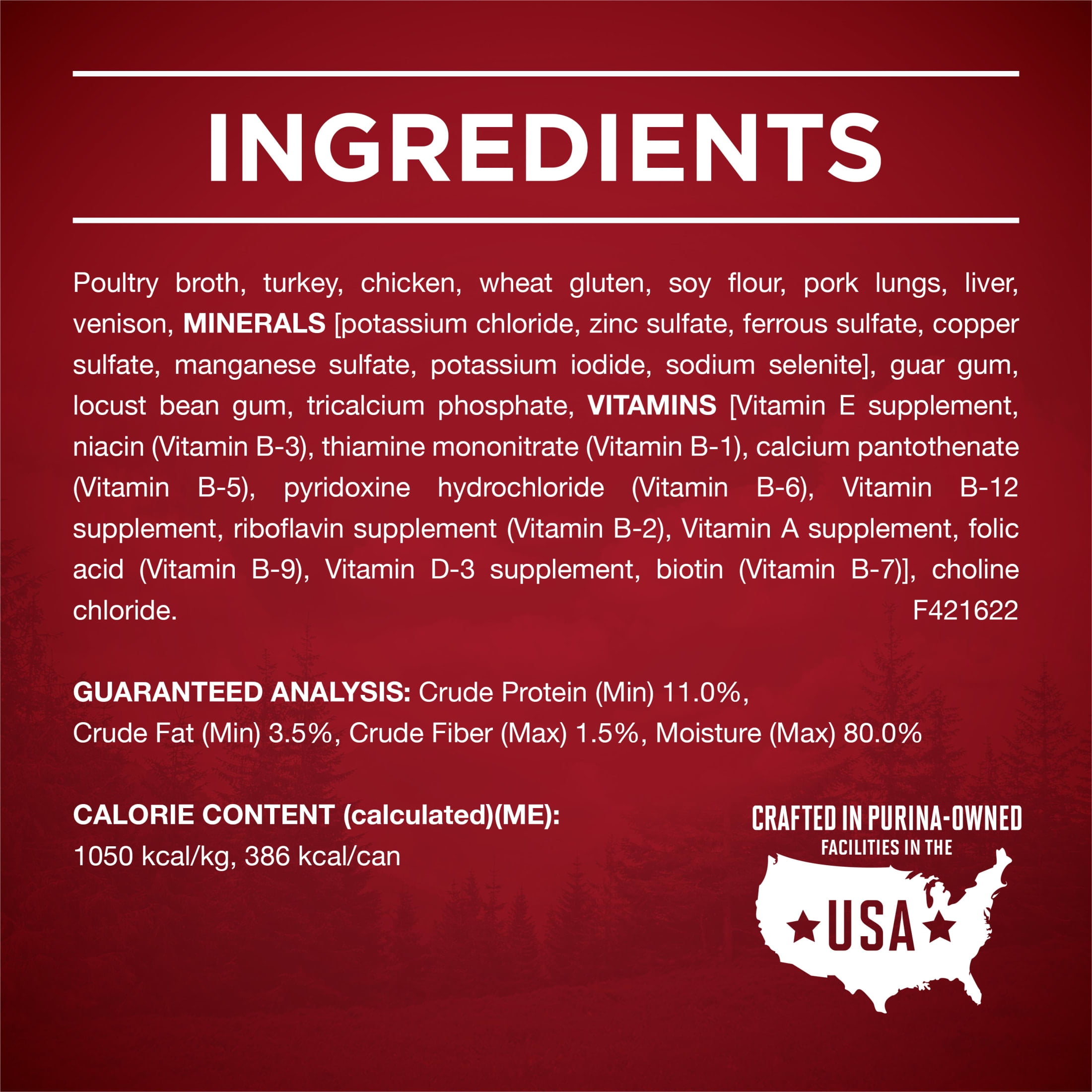 (12 pack) Purina ONE True Instinct Wet Dog Food, High Protein Soft Turkey & Venison, 13 oz Can