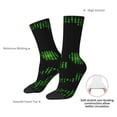 thumbnail image 4 of KLL Numbers Skull Print Cool Socks Men's Women's Crew Socks Funny Crazy Novelty Stockings, 4 of 6