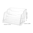 thumbnail image 2 of DEEPCRAFF 4-Pack Clear Acrylic Business Card Holder Stand for Office Desk Display and Storage Organizer, 2 of 8