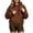 Brown, variant on Snack Hoodie for Women Men, Women'S Sweatshirt With Dog Pouch, Kangaroo Pouch with Large Pocket Pullover For Women Winter Clothes, Size L