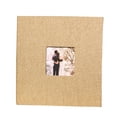thumbnail image 1 of Wosthever Álbum de fotos autoadhesivo con cubierta de tela, álbum de recortes hecho a mano, álbum de fotos de aniversario para el hogar Artesanía caqui, 1 of 6