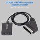 thumbnail image 2 of Adaptador de vídeo Plug Play de plástico de alta claridad 1080p rendimiento estable Scart a hdmi-compatible, 11 kaili Sencillez, 2 of 2