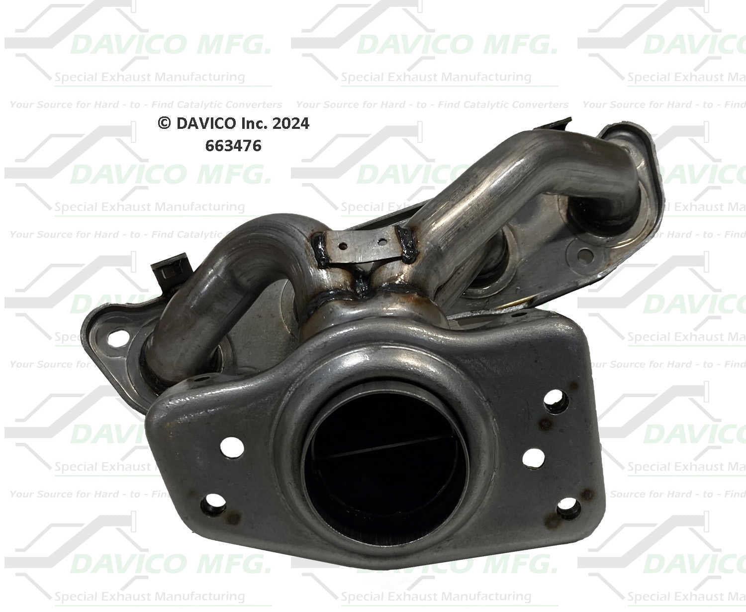 Davico Mfg 663476 Stand alone Exact-Fit exhaust manifold