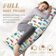 thumbnail image 3 of KLL Ultra Soft Microfiber Body Pillow Cover/Pillowcases 20"x54" with Hidden Zipper Closure-Cute Transport, 3 of 5