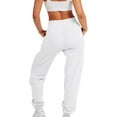 thumbnail image 6 of ALLLIST Women Pants Elastic Waist Joggers Solid White Knit Pants Teens Pants, 6 of 6