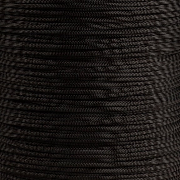 Paracord Planet 550 Camping Collection – Type III Paracord for Outdoor Enthusiasts - Black 25 Feet