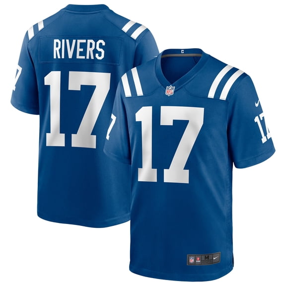 Men's Nike Philip Rivers Royal Indianapolis Colts Game Jersey