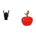 thumbnail image 1 of Estatua del gesto de la roca,Estatuas y figuras de dedos con gestos de música rock,Esculturas de resina con estantes modernos y creativos,Estatua,Escultura de fruta artificial,estatua y, 1 of 8