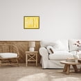 thumbnail image 3 of Stupell Industries Howdy Phrase on Yellow Typography Painting Black Framed Art Print Wall Art, 20 x 16, 3 of 9