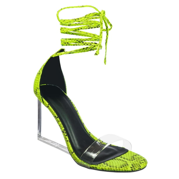high heels that wrap up your leg