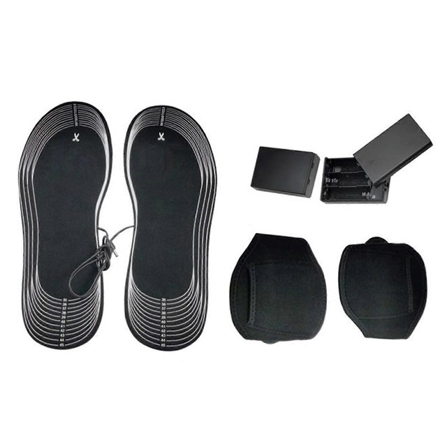 Portable Power Bank Compatible Heated Insoles, Far Infrared Heating USB Foot Warming for Men And Women (1 Pair)