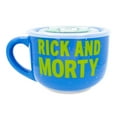thumbnail image 2 of Rick and Morty Portal Heads Ceramic Soup Mug With Lid | Holds 24 Ounces, 2 of 8
