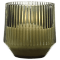 thumbnail image 3 of Bouclair Bougie LED en Verre Nervuré Verte, 3 of 3
