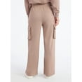 thumbnail image 3 of Scoop Women's and Women's Plus New Scubaknit Cargo Pants, Sizes XS-4X, 3 of 5