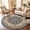 Dark Blue, variant on ICEANT Persian Style Round Area Rug, 6'x6' Round Vintage Anti-Slip Carpet for Living Room Bedroom, Boho Non-Shedding Mat for Balcony Floor, Dark Blue