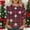 A01_Christmas Red, variant on Women's Christmas Checked Sweatshirts Funny Christmas Elk Print Blouses Thermal Lounge Warm Blouses Relaxed Fit Pullover Sweater Blouse 3/4 Sleeve Christmas Outfits