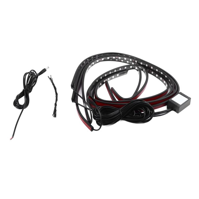 1 luz de fondo para automóvil 1 cable de conexión 1 paquete de bridas para cables 1 manual de usuario