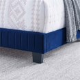 thumbnail image 4 of Pemberly Row Channel Tufted Performance Velvet King Bed in Navy, 4 of 8