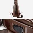 thumbnail image 5 of MUSOIE Vegan Leather Sling Bag for Men Women Backpack Chest Shoulder Satchel Crossbody Bags, 5 of 5