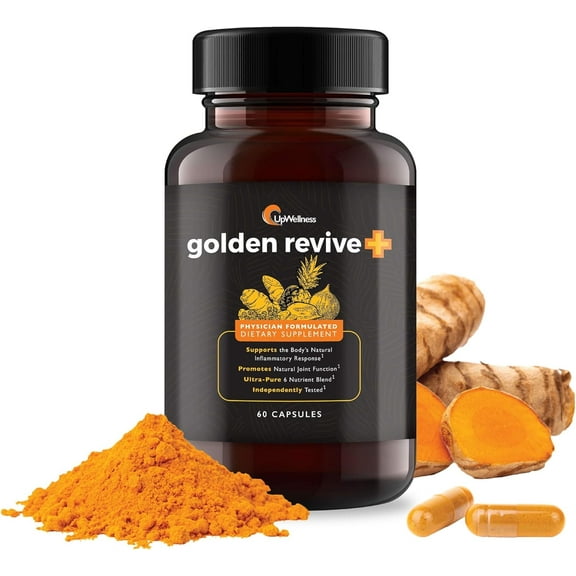 Upwellness Golden Revive  Joint & Muscle Support Supplement - 60 ct