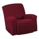 thumbnail image 5 of Funda de sofá Jacquard, funda para sillón reclinable, funda elástica para muebles, a prueba de polvo Vino rojo, 5 of 9