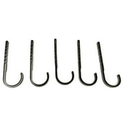 Big Horn 11748PK 5 Pack 4 Inch J Hooks
