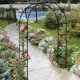 thumbnail image 1 of Enrejado de arco de jardín para plantas trepadoras, soporte de marco de flores, decoración de globos, árbol de arco para fiesta, soporte de plantas, 1 of 8