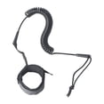 thumbnail image 3 of Correa de Tabla de Surf Zulema en Espiral Soporte Elástico Negro, 3 of 8