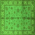 thumbnail image 1 of Ahgly Company Indoor Square Oriental Green Traditional Area Rugs, 3' Square, 1 of 4
