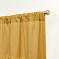 thumbnail image 6 of Nicole Miller New York Dunbar Light Filtering Rod Pocket Curtain Panels, 50"x96", Honey Gold, Set of 2, 6 of 7