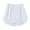 White, variant on Women Fake Shirt Irregular Skirt Blouse Tail Hem Cotton Detachable Underskirt,White