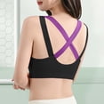 thumbnail image 5 of YTCAMLO Plus Size Sports Bras for Women Athletic Cross Back Moisture Wicking Seamless Bra Supportive No Underwire Bralettes Gym Activewear, 5 of 5