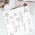 thumbnail image 3 of 1pc PET Hollow Out Drawing Painting Stencils for DIY Scrapbook Photo Album Camel Pattern 30x30cm, 3 of 7