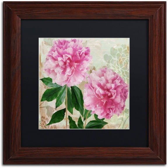 Trademark Fine Art "Sonata I" Canvas Art by Color Bakery Black Matte, Wood Frame