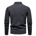 thumbnail image 4 of uikmnh New Men's Half Zip Pullover Sweater for Autumn/Winter 2024, 4 of 4