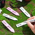 thumbnail image 4 of Just Houseware 200 Pcs Plant Labels 4" Plant Tags Waterproof Garden Labels Pot Marker(White And Pink), 4 of 7
