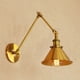 thumbnail image 4 of E27 Industrial Wall Light Adjustable Swivel Arm Wall Light Vintage Bedroom Wall Lights Bedside Lamp, 4 of 5