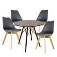 thumbnail image 1 of Set de 4 Sillas y Comedor Mundo In  Set de 4 sillas Frankfurt y Mesa Redonda de 80 Cm, 1 of 8