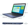 thumbnail image 4 of HP Stream Laptop PC 14 Intel N4000 64GB 4GB Windows 10 Royal Blue, 4 of 5