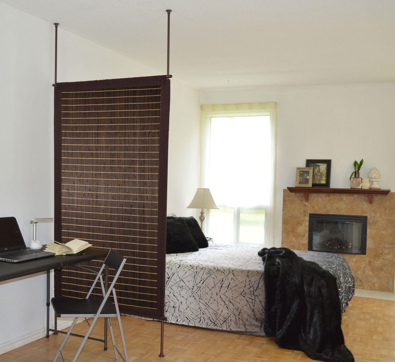 Versailles' Bamboo Wood Privacy Panel 38in x 68in