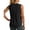 Black#080, variant on Stichou Women's Workout Tank Tops Sleeveless Yoga Gym Tops Back Athletic Yoga Tennis Breathable Summer Spring Sport Shirts Army Green 2XL