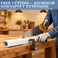 Gutter Color White 2 X 3 Inch 30 White Gutter Downspout Extensions - Walmart.com