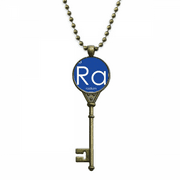 Chestry Elements Period Table Alkaline Earth Metal Radium Ra Key Necklace Pendant Tray Embellished Chain